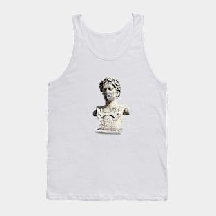 Statue wearing a mask//2020 Tank Top